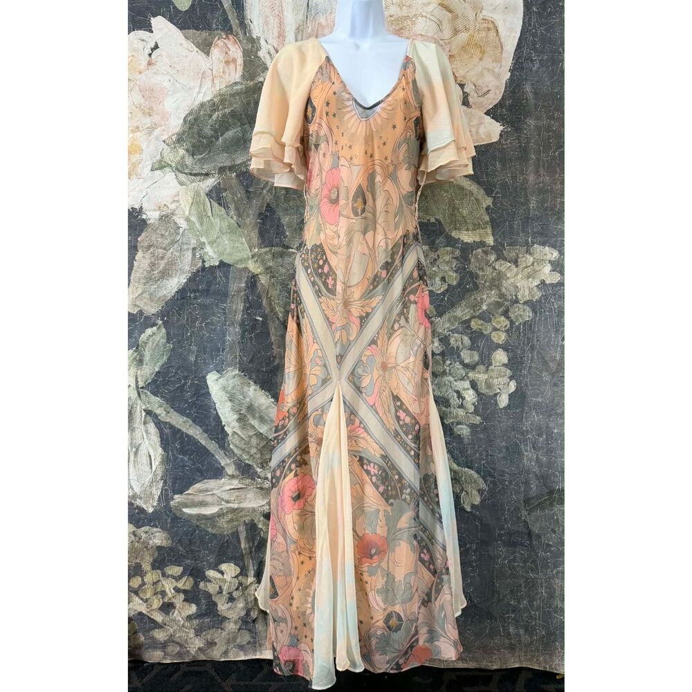 New Free People Celestial Nights Maxi Dress Size Xs, - Picture 10 of 14